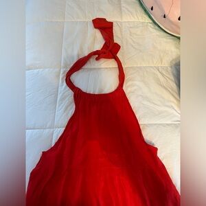 Solid & striped dress